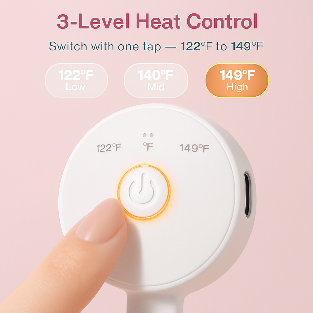 Heated Eyelash Curler with USB Rechargeable