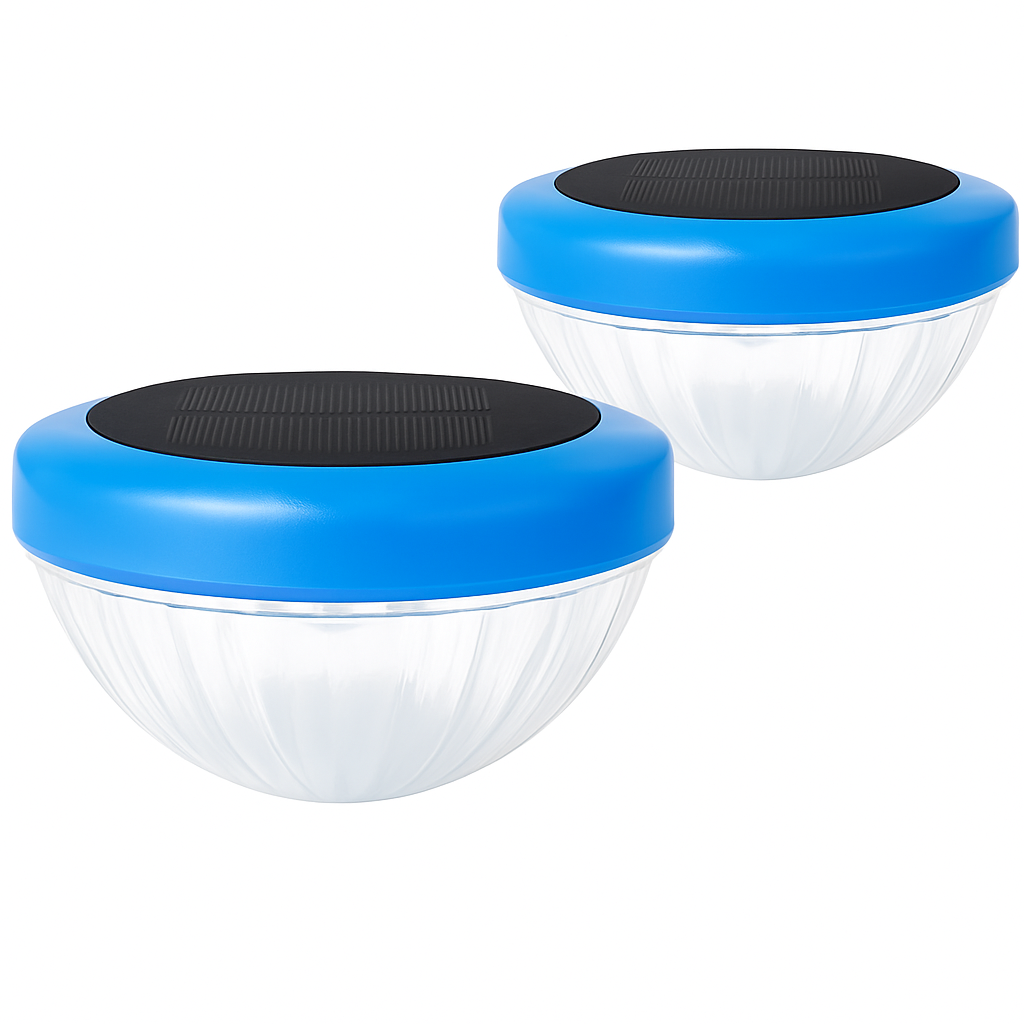 Solar Powered Floating LED Pool Light with Gradient Colors