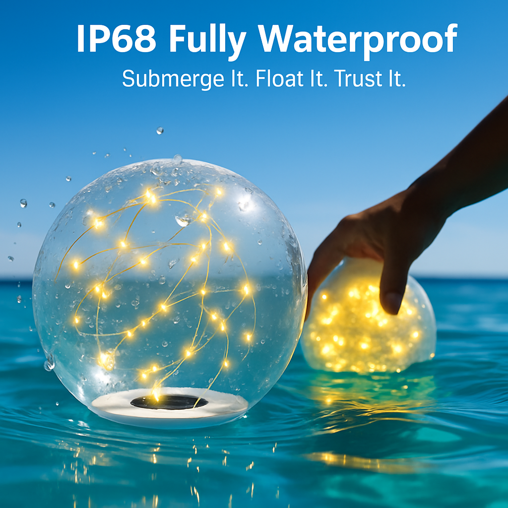 Floating Pool Lights: Solar Powered LED Balls with Remote