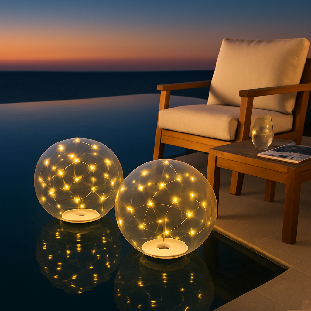 Floating Pool Lights: Solar Powered LED Balls with Remote