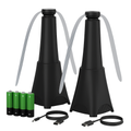 Portable Reflective Fly Repellent Fan with Soft-Stop Blades