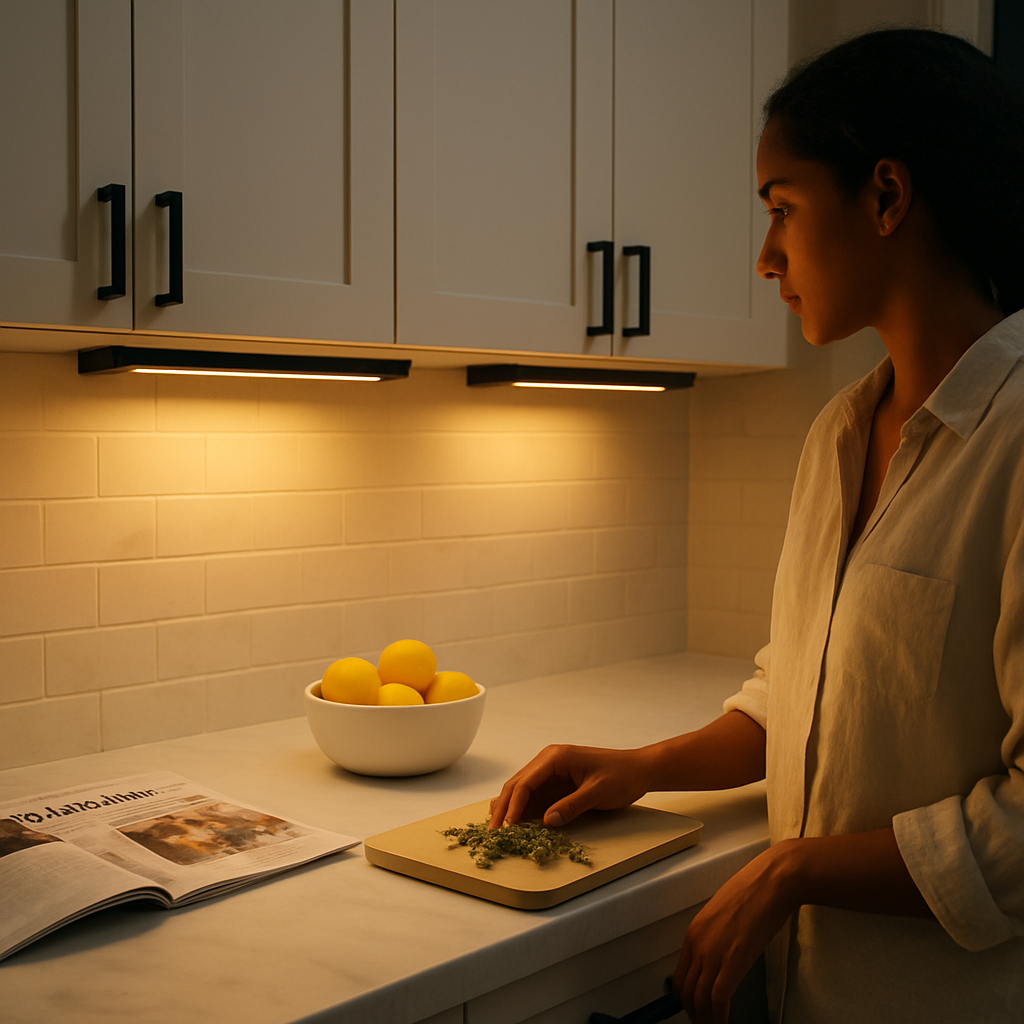 Rechargeable Cabinet Light with Motion Sensor - Silver