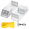 Humane Mouse Trap Cage - No Assembly, Reusable Live Catch