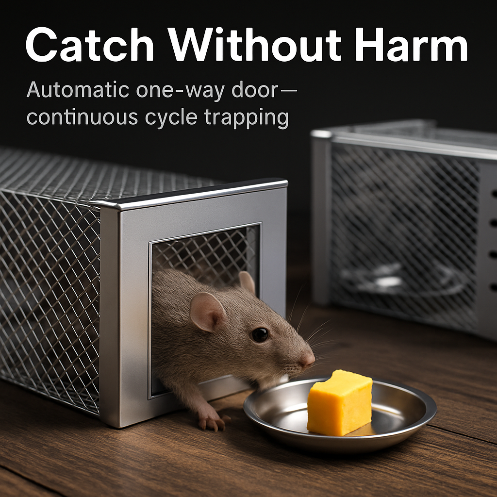 Humane Rat Trap Cage for Catch and Release