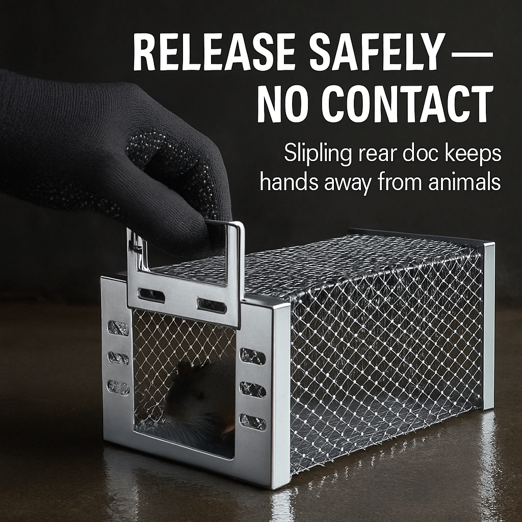 Humane Rat Trap Cage for Catch and Release