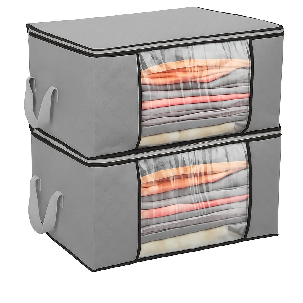 Clothes Storage Bag with Clear Window for Closet