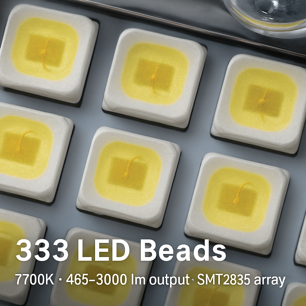 Solar Powered Wall Light with Motion Sensor and 4 Heads