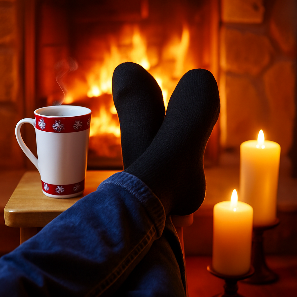 Men's Warm Wool Socks – Soft, Thermal Comfort (3 Pairs)