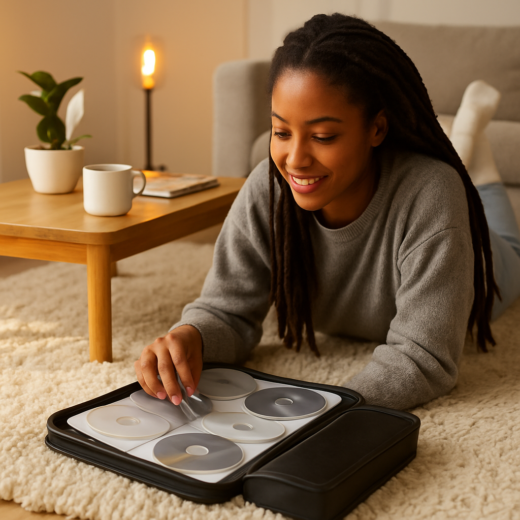 Disc Storage Case - Portable Disc Organizer