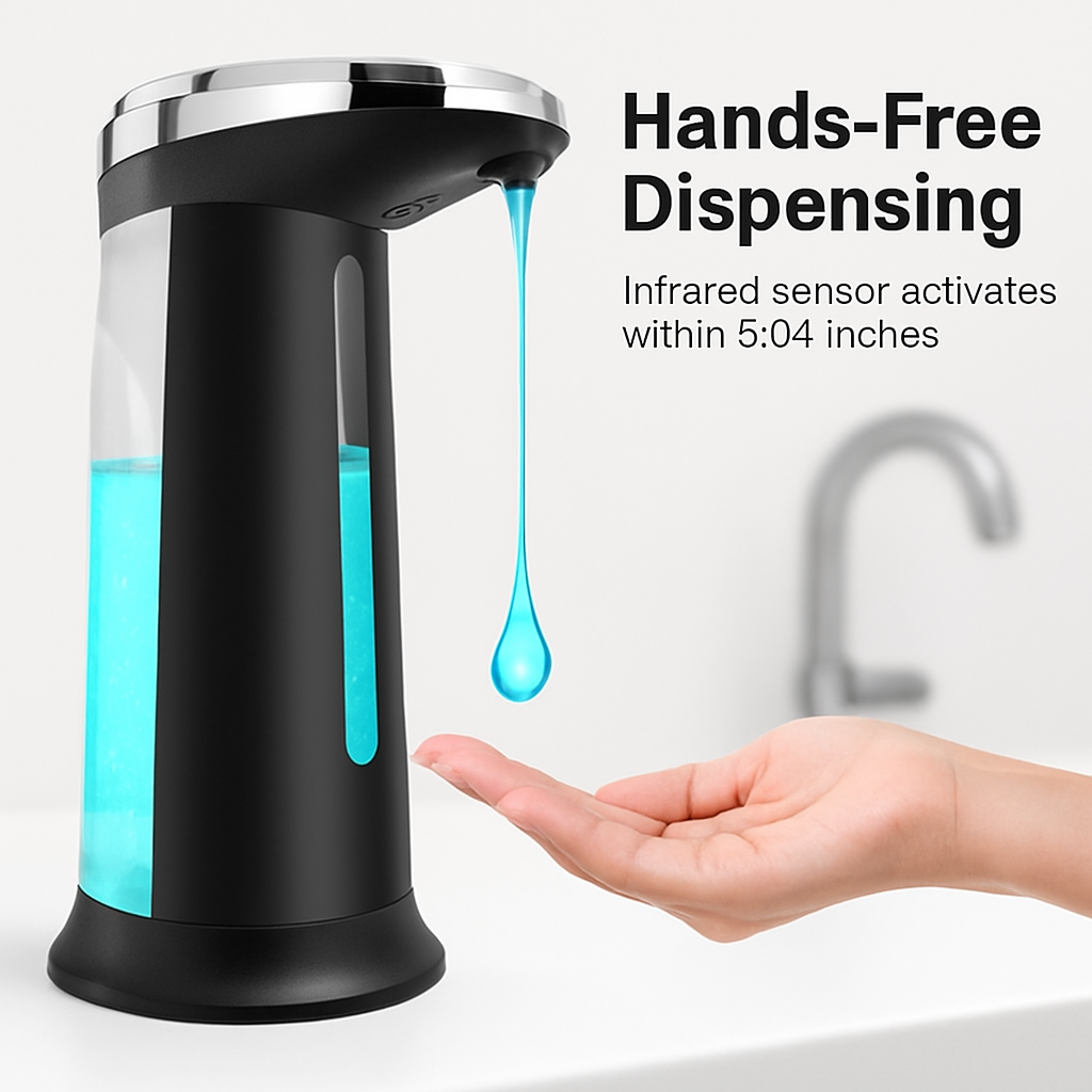 Automatic Soap Dispenser with Sensor, 2-Drop Volume