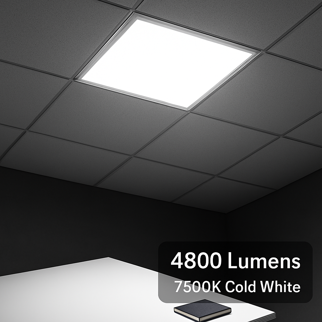 LED Panel Light for Ceiling Grids - Slim & Modern