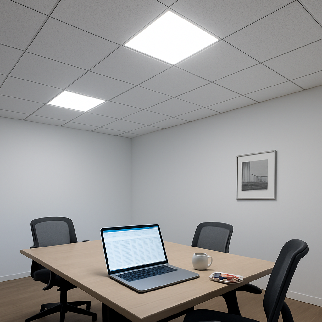 LED Panel Light for Ceiling Grids - Slim & Modern