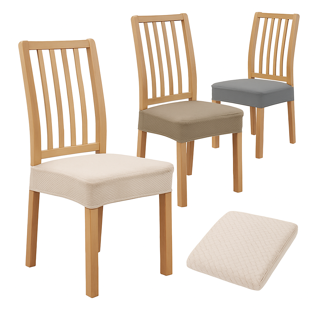Waterproof Dining Chair Slipcovers Stretch Covers 4-Pack