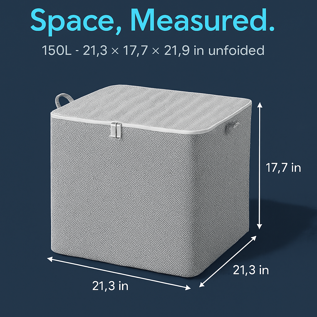 Foldable Non-Woven Storage Bags for Wardrobe Organization