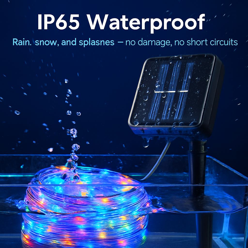 Solar Powered String Lights for Outdoors