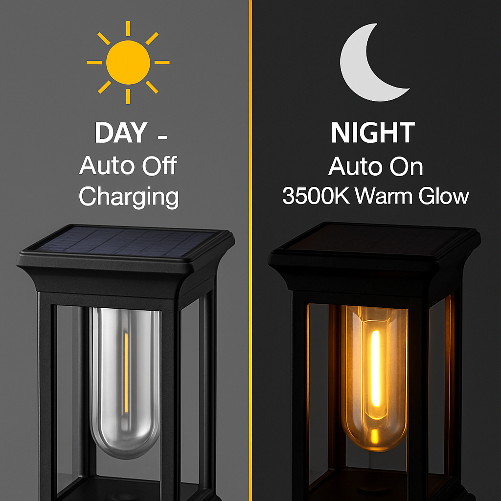 Solar Powered Stake Light for Pathway and Garden