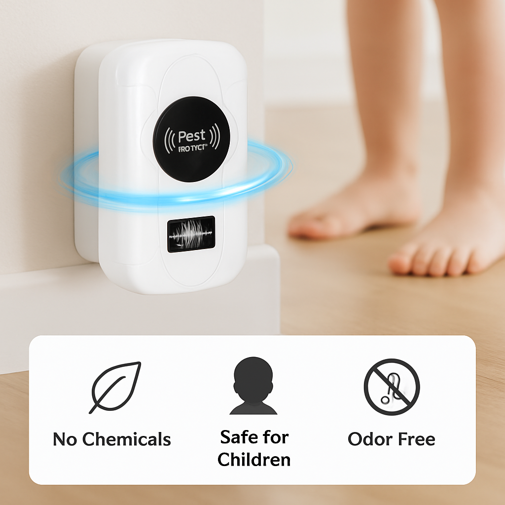 6 Pack 32-120KHz Ultrasonic Insect Repellent Indoor Plug In Bug Repellent Mosquito Roaches Mice Control with 3 Modes for Bedroom Garage Warehouse Offi