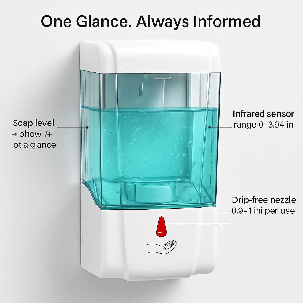 Automatic Soap Dispenser Wall Mounted Sensor
