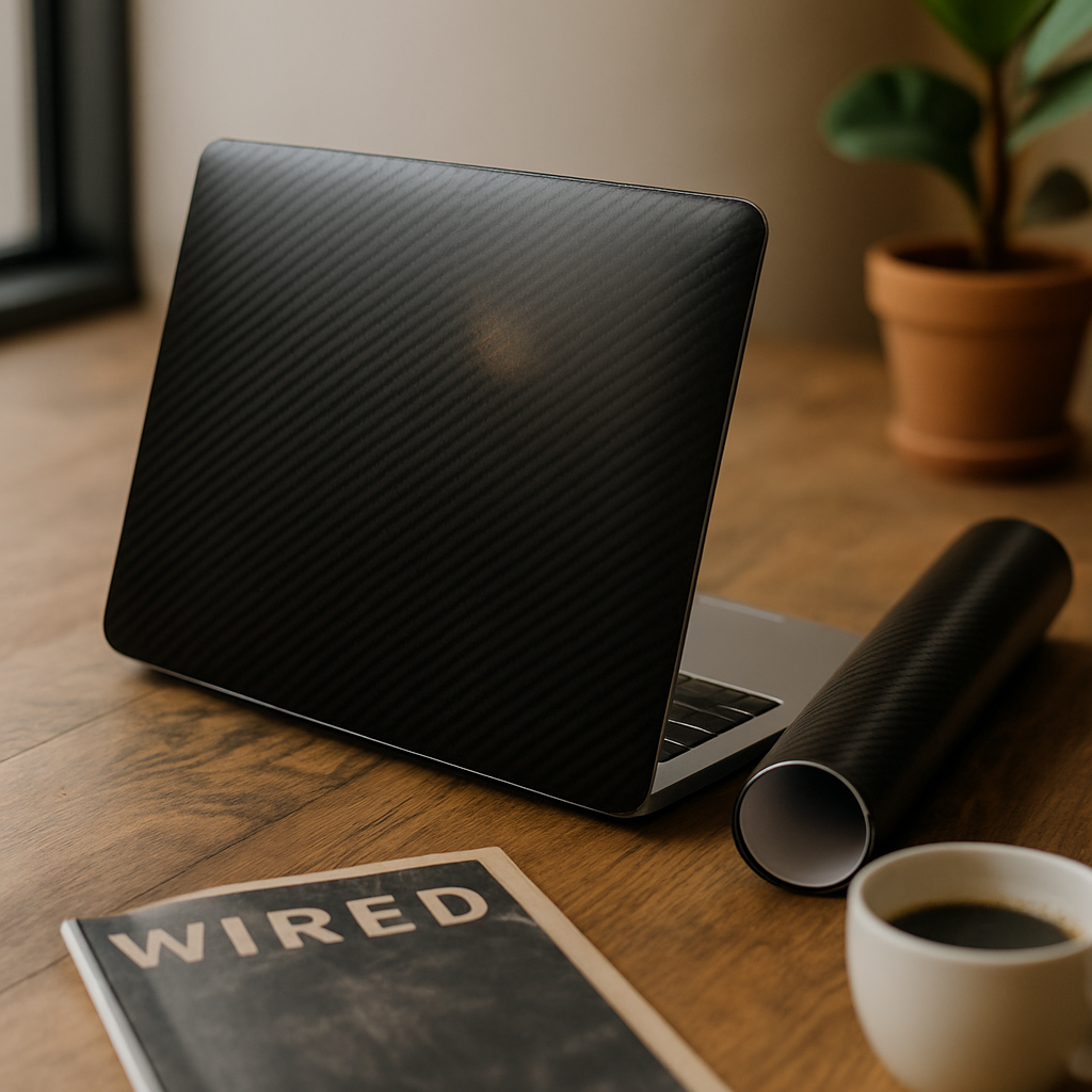 Carbon Fiber Vinyl Wrap for Vehicles and Electronics