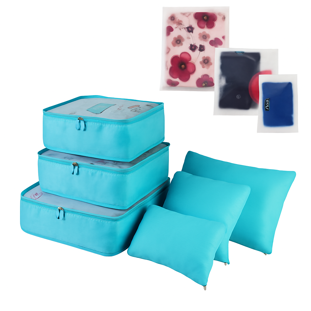 Storage Bags with Packing Cubes for Travel