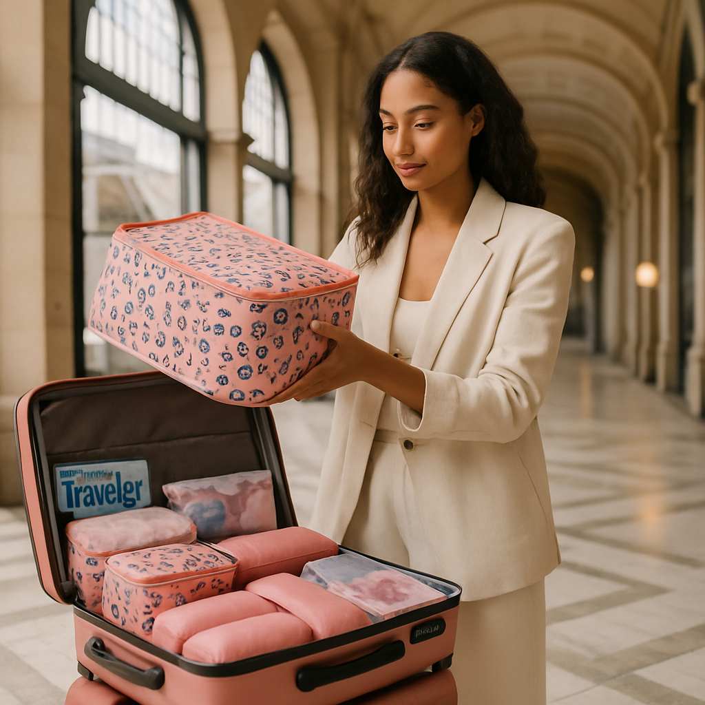 Storage Bags with Packing Cubes for Travel