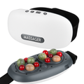 Abdominal Massager Anti Cellulite Remover Machine Electric Stomach Tummy Massager Automatic Bian Stone Kneading Massager with 5 Modes 3 Heat 3 Speeds