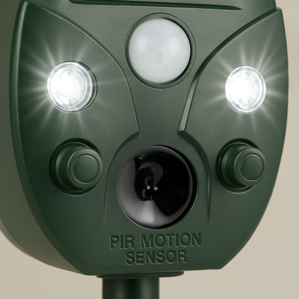 Ultrasonic Solar Animal Repeller for Garden and Yard