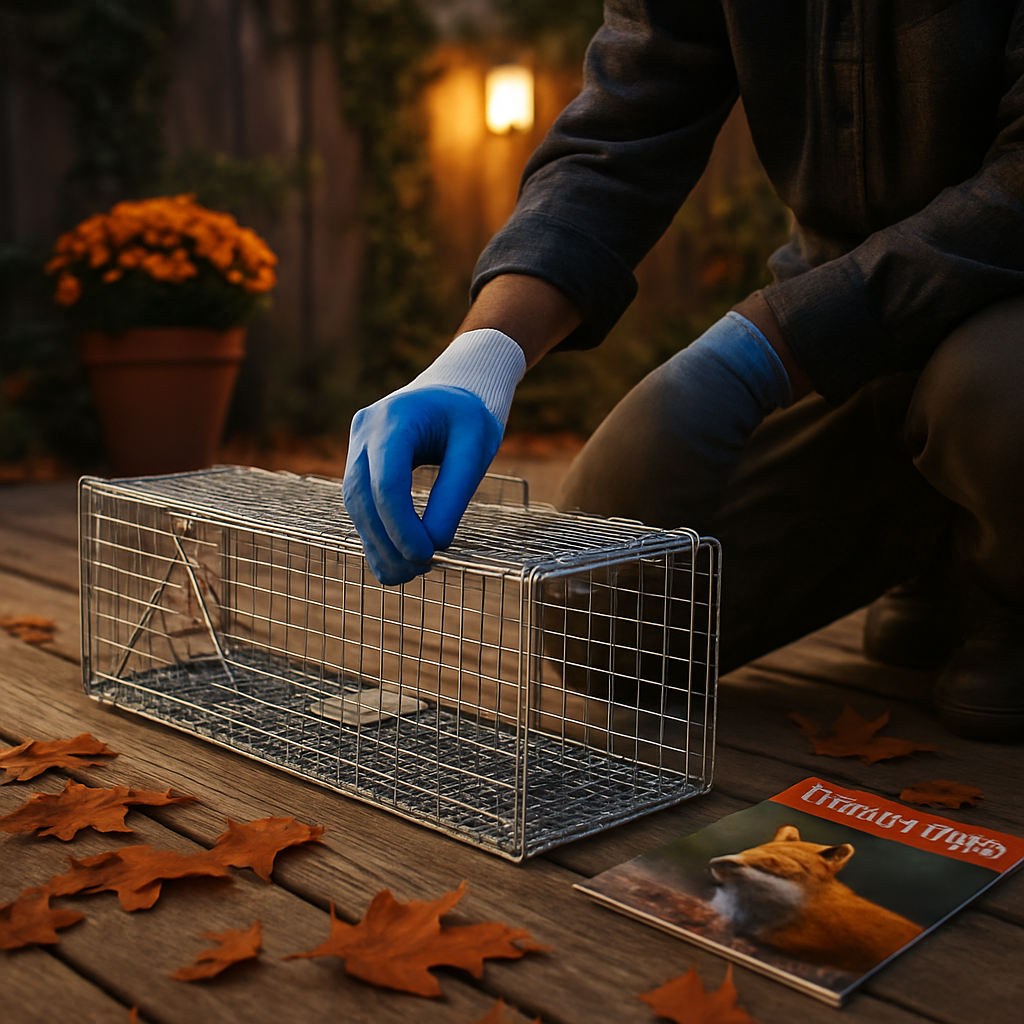 Live Animal Trap Cage, Folding Catch & Release