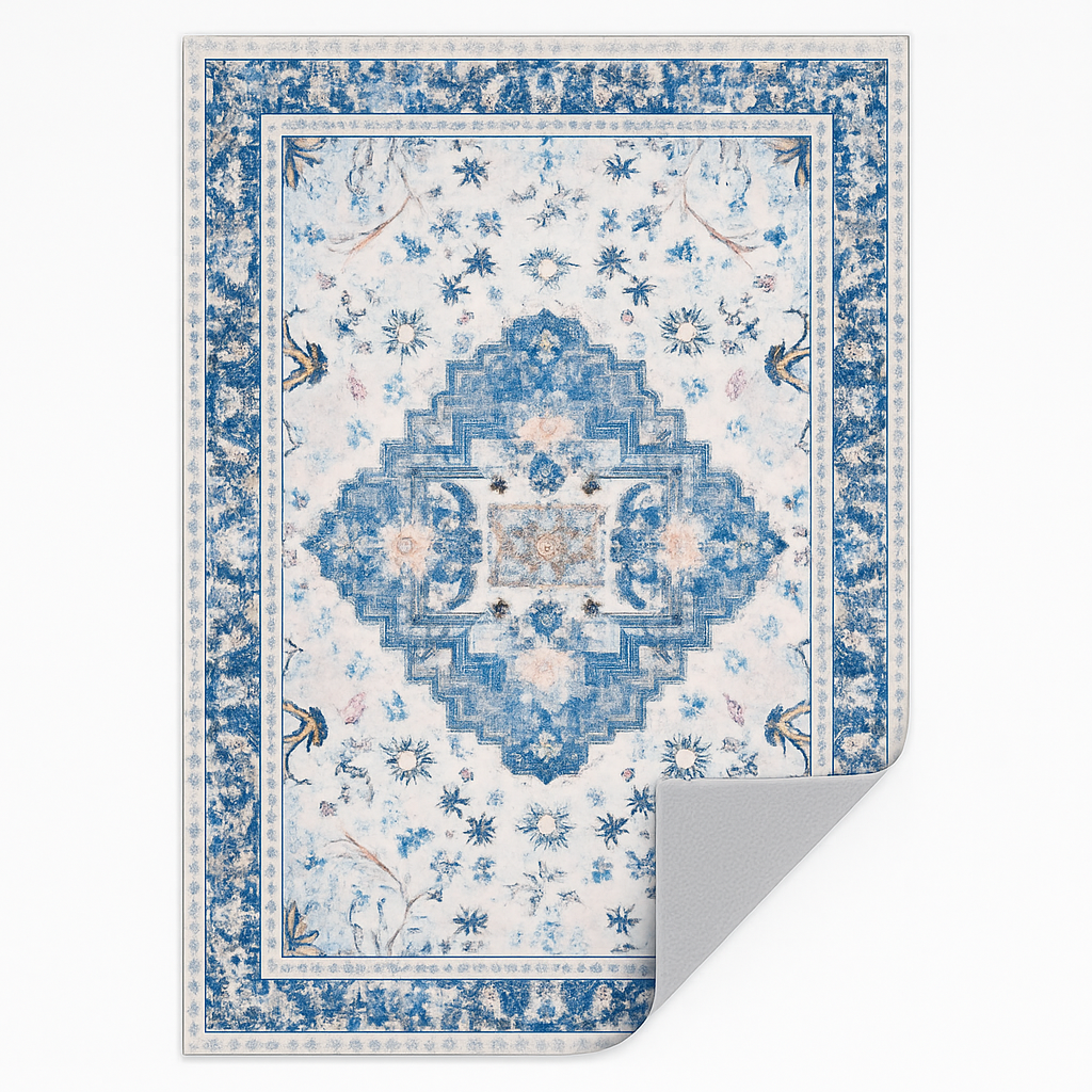 Vintage Area Rug - Soft, Waterproof Non-Slip for Home