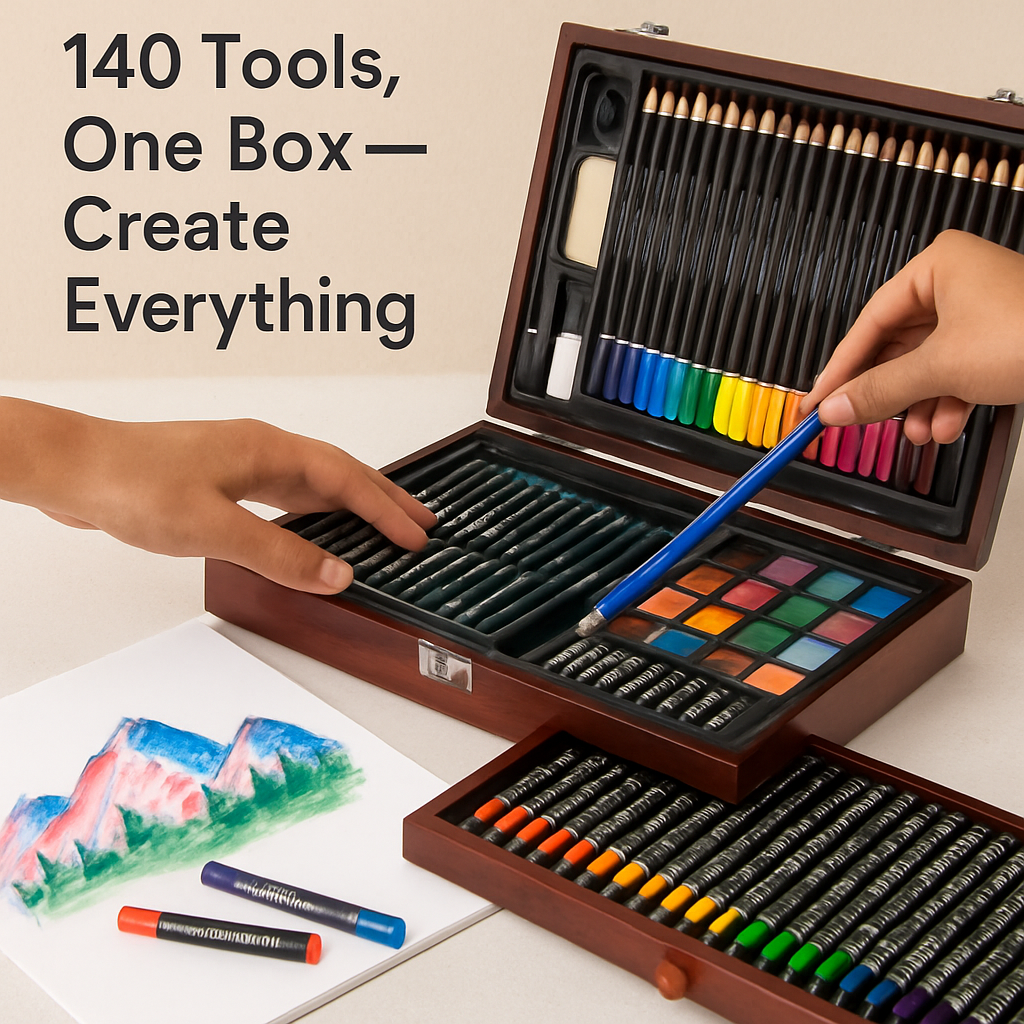 Art Supplies Kit: Complete Creative Studio Set
