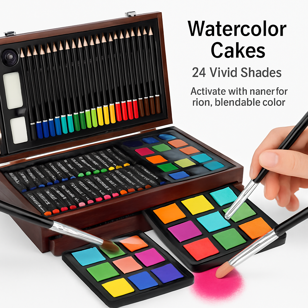 Art Supplies Kit: Complete Creative Studio Set