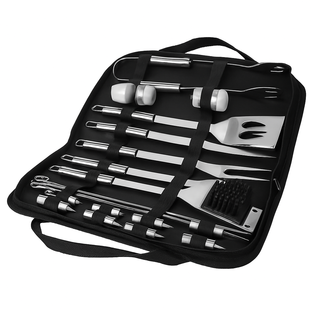 Stainless Steel BBQ Grill Tool Kit Grilling Utensils