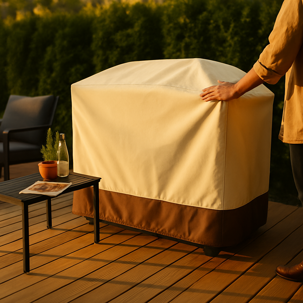 BBQ Grill Cover for Outdoor Use - All-Weather