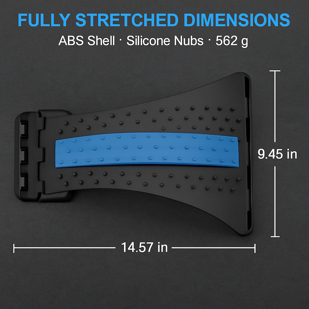 Back Massage Stretching Device for Lower Back Pain Relief