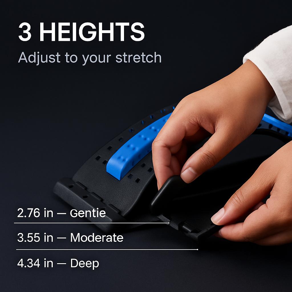 Back Massage Stretching Device for Lower Back Pain Relief