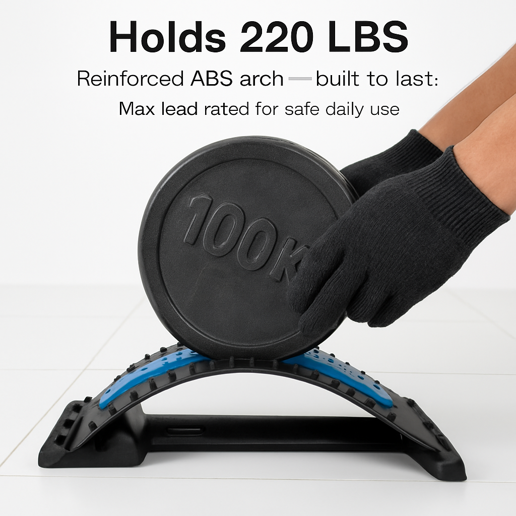 Back Massage Stretching Device for Lower Back Pain Relief