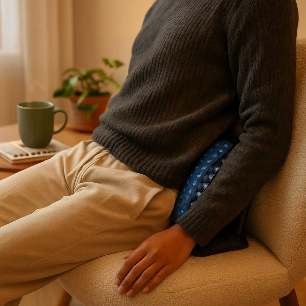 Back Massage Stretching Device for Lower Back Pain Relief