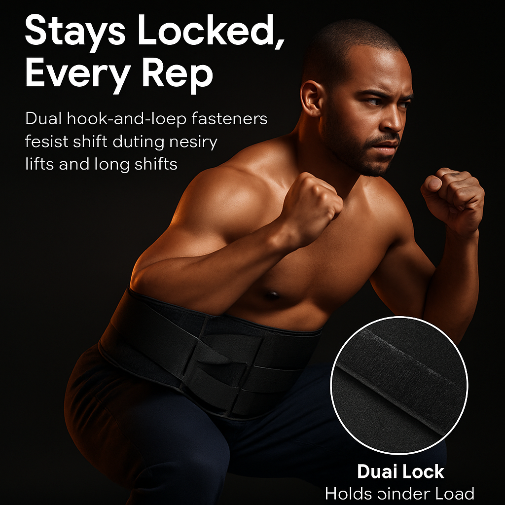 Back Support Brace with Breathable Mesh Lumbar Support