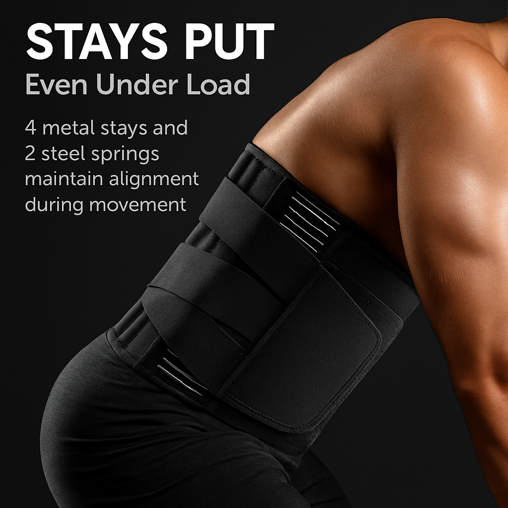Back Support Brace with Breathable Mesh Lumbar Support