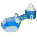 3-in-1 Crawl Tunnel Tent for Kids Playtime