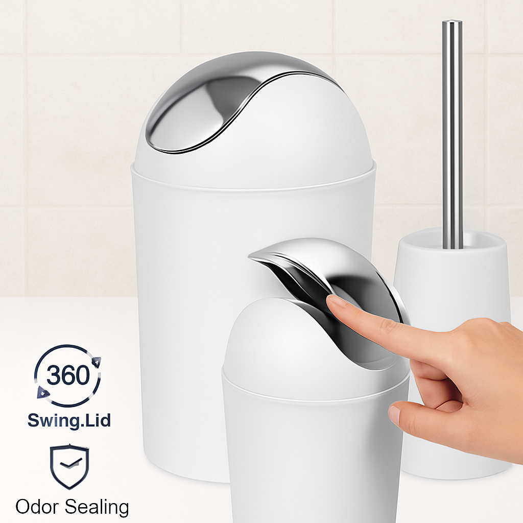 Bathroom Accessories Set for Modern Home Organization