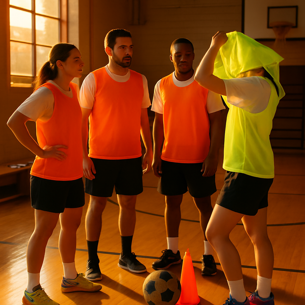 5Pcs Mesh Scrimmage Vests for Team Sports