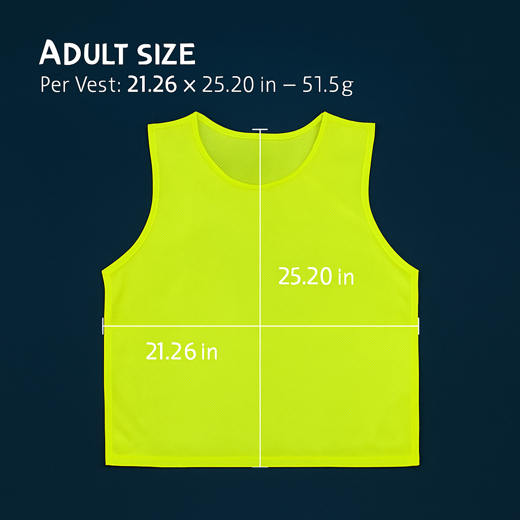 5Pcs Mesh Scrimmage Vests for Team Sports