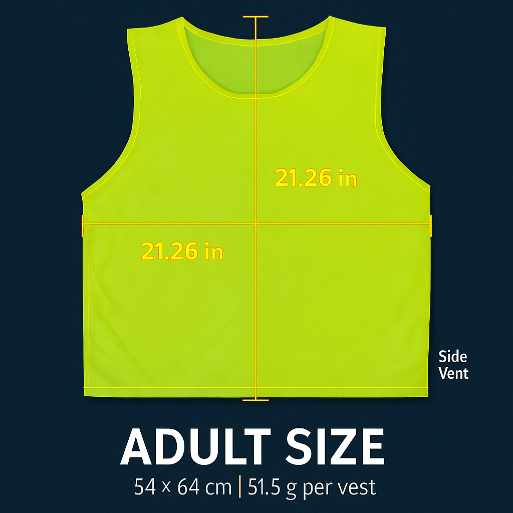 5Pcs Mesh Scrimmage Vests for Team Sports