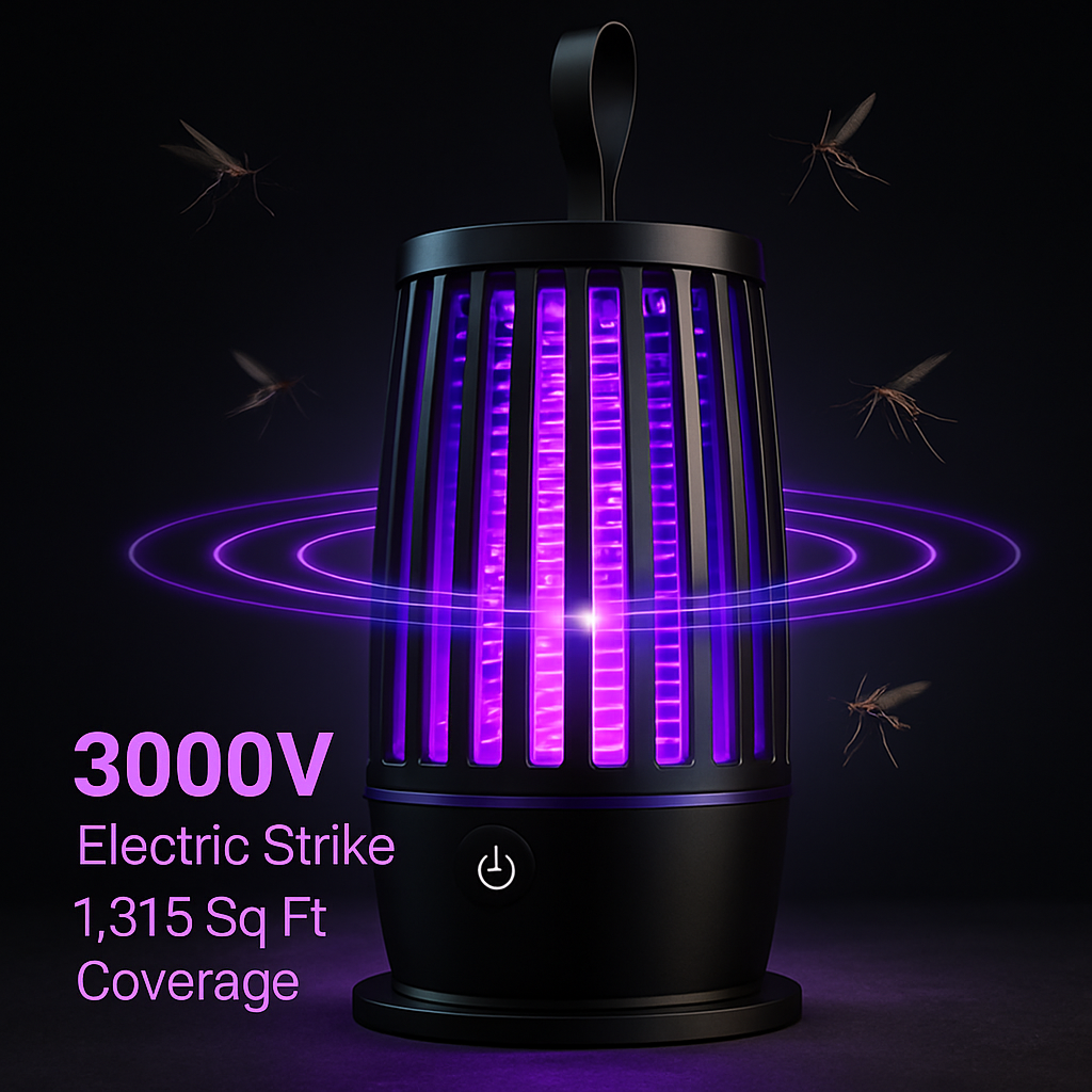 Mosquito Killer Lamp with Night Light, Rechargeable