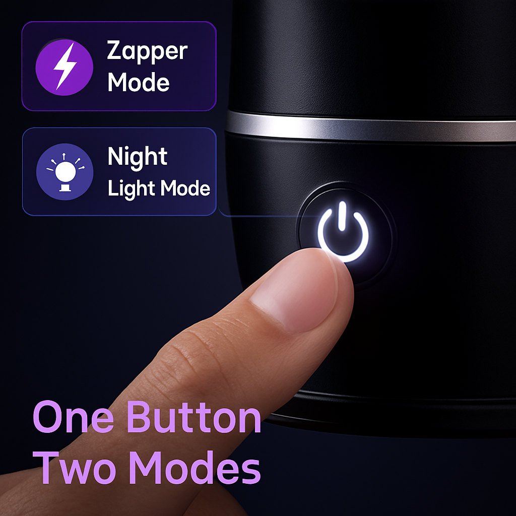 Mosquito Killer Lamp with Night Light, Rechargeable