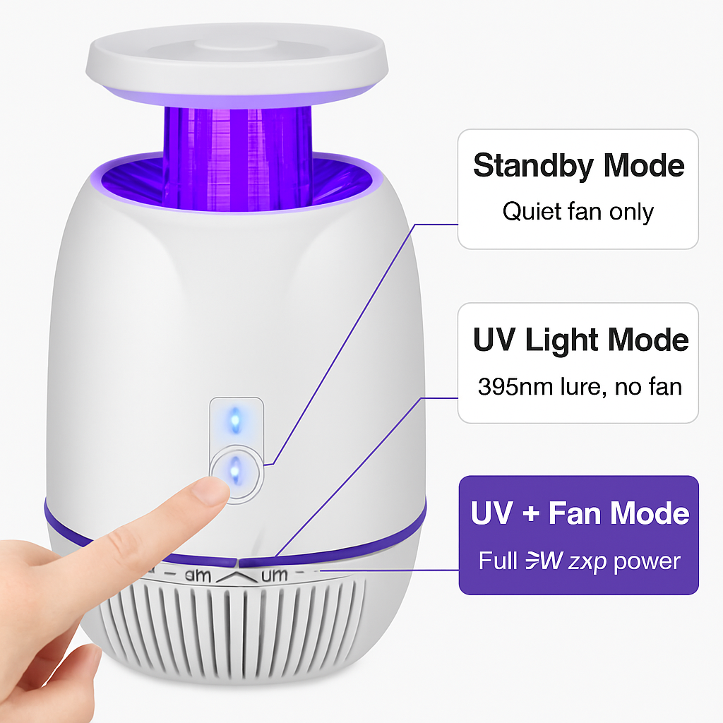 Plug-in Mosquito Zapper for Indoor and Outdoor Use