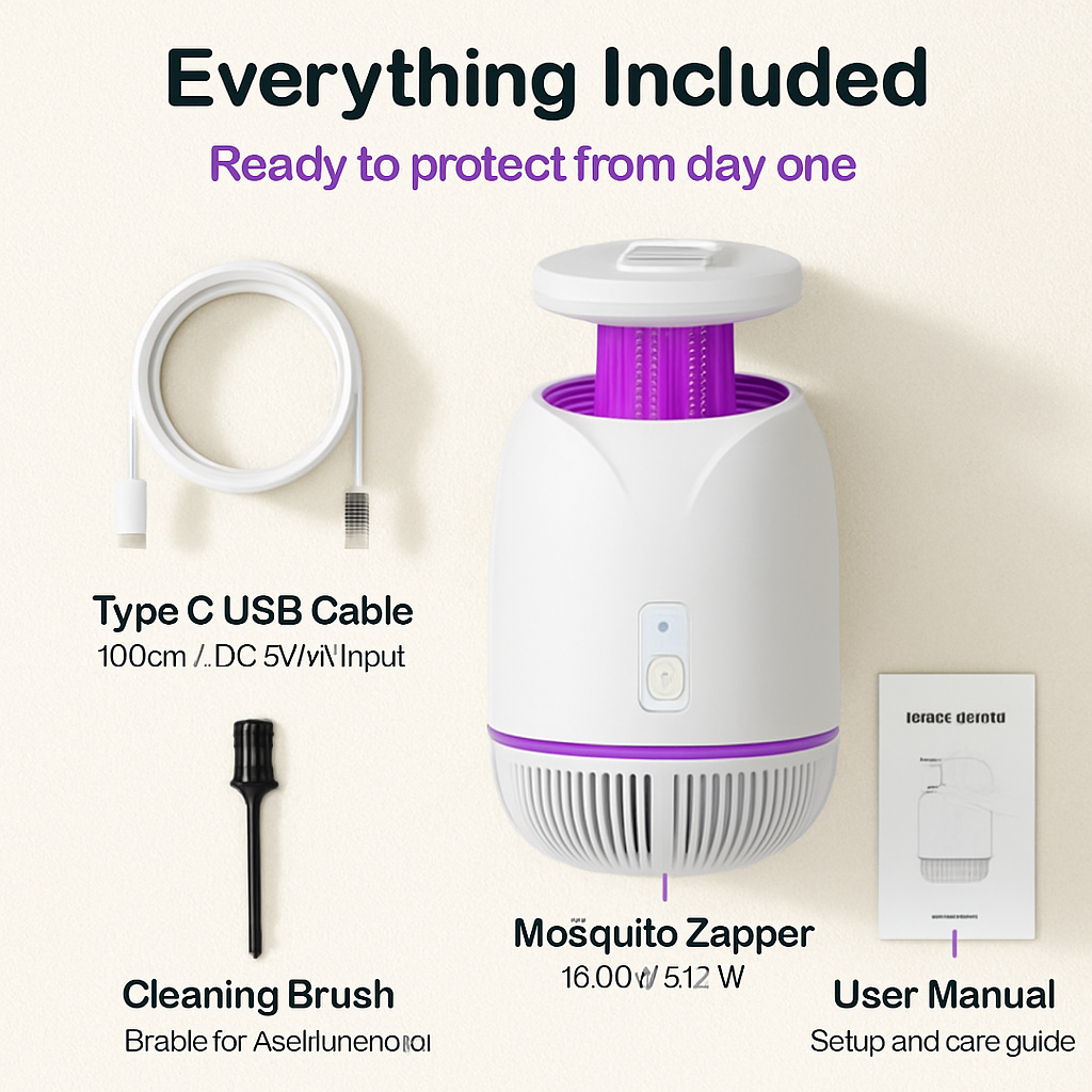 Plug-in Mosquito Zapper for Indoor and Outdoor Use