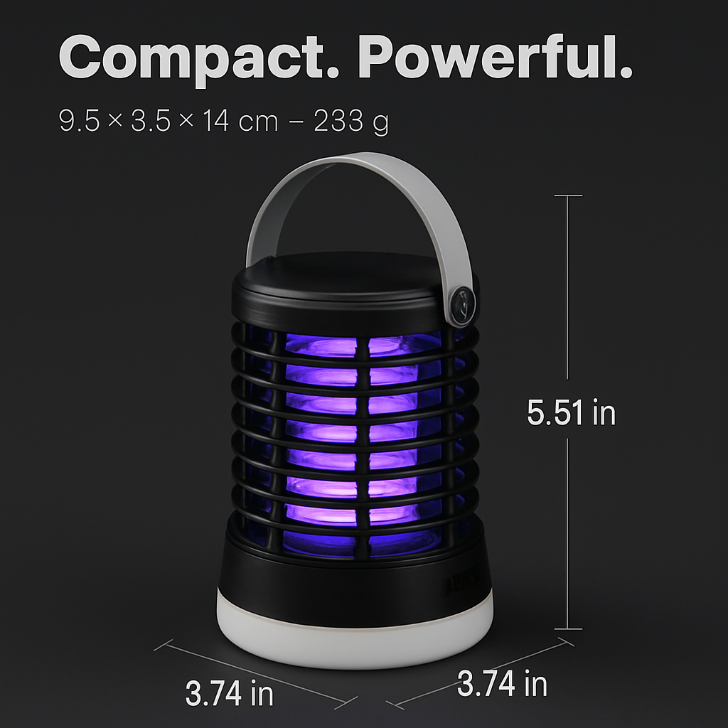 4-in-1 Bug Zapper Light for Indoor/Outdoor Mosquito Control