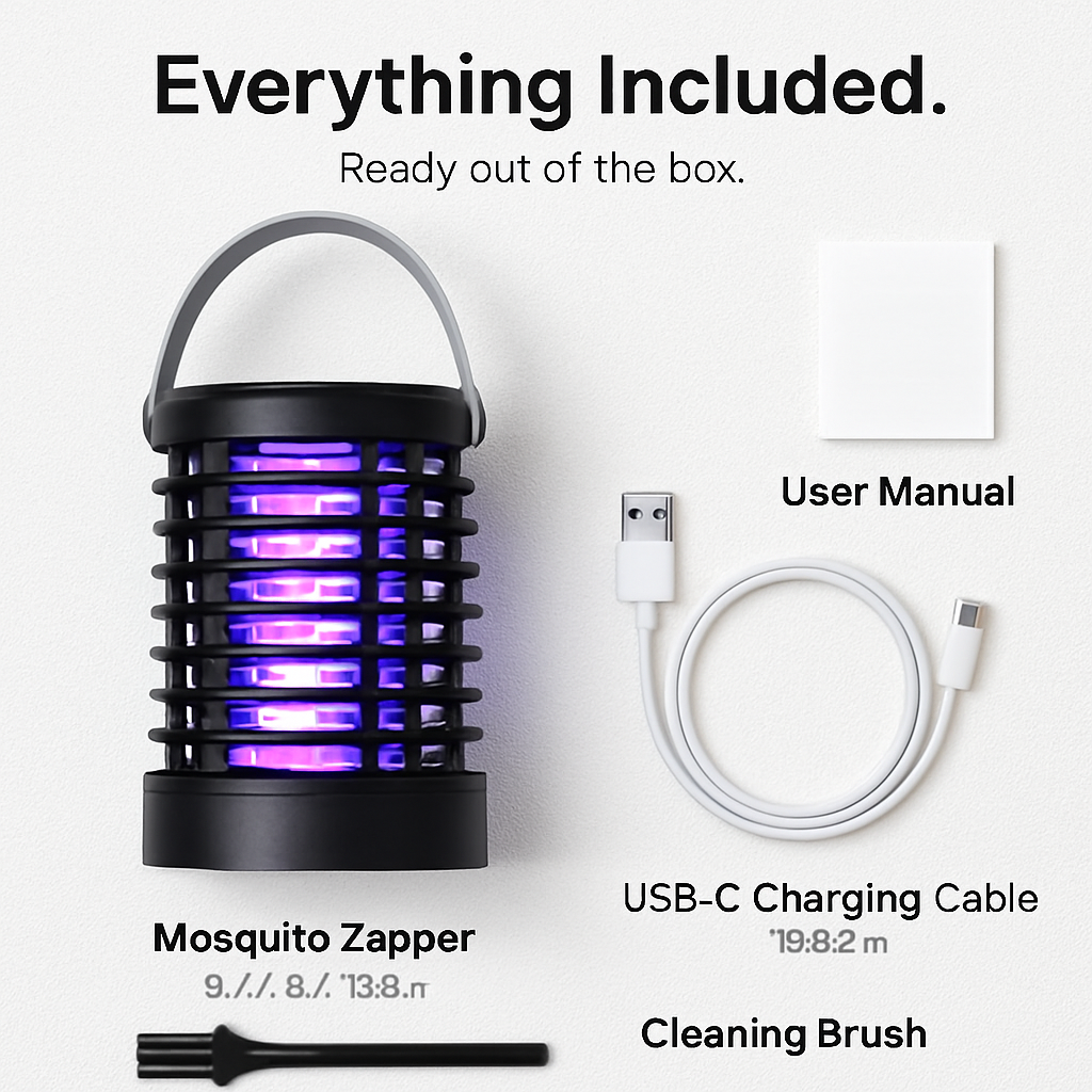 4-in-1 Bug Zapper Light for Indoor/Outdoor Mosquito Control